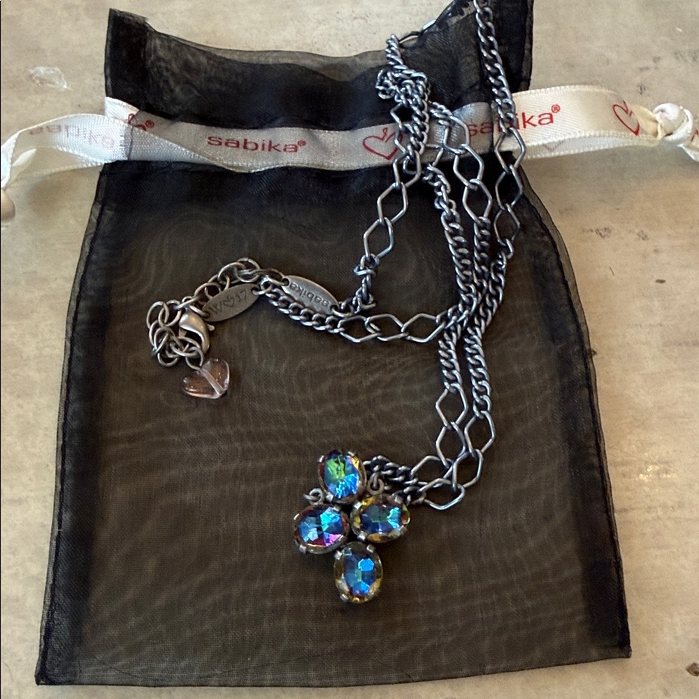 Sabika Necklace Winter 2017 4 Stone Pendant